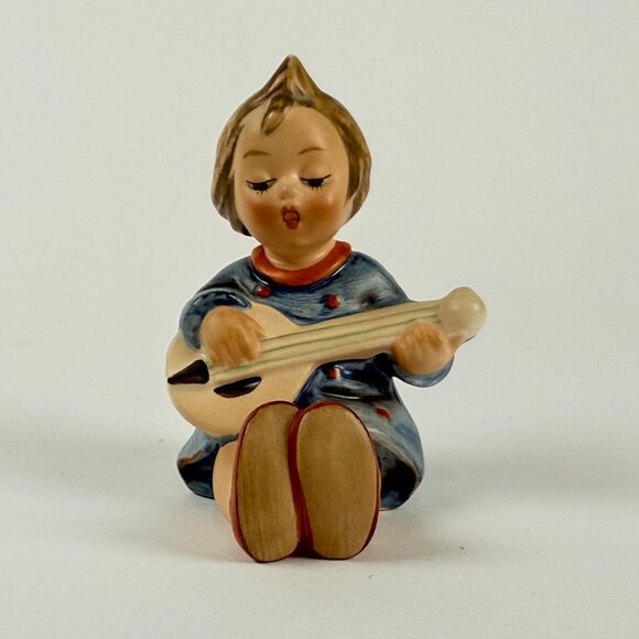 Vintage Hummel Goebel Joyful #53 Girl Banjo Figurine TMK-3 W. Germany Porcelain - Picture 1 of 6